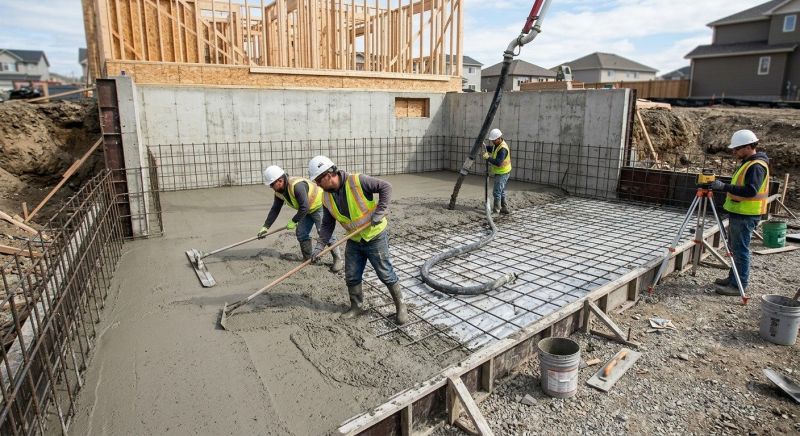 Basement Concrete Pouring in Fredericksburg, VA