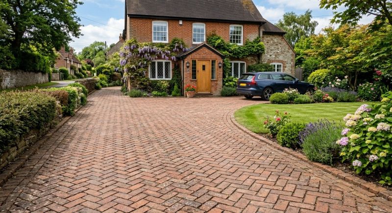 Brick Driveway Installation in Providence, RI