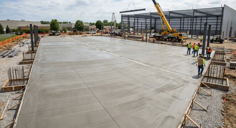 Commercial Slab Installation in Katy, TX