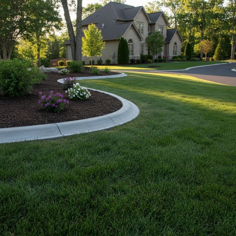 Concrete Curbing Vs. Plastic Or Metal Landscape Edging