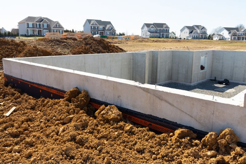 Foundation Footer Installation in Fredericksburg, VA